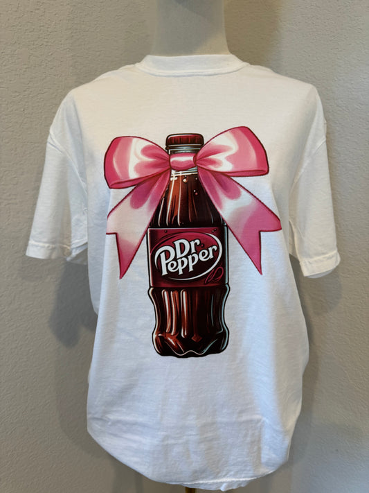 Dr Pepper Bow Tee