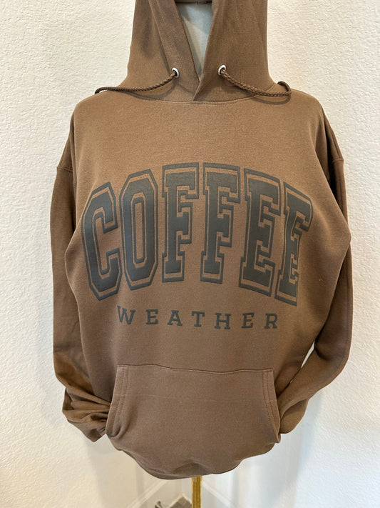 Coffee Weather Puff Hoodie